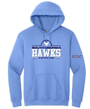 Hawk Fan Duo Location Hood Sweatshirt