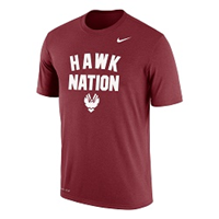 HAWKS NIKE DRI-FIT COTTON TEE